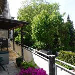 22 m² großer Balkon mit Süd-Westausrichtung