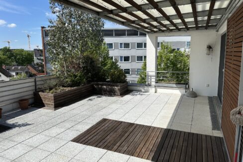 Dachterrasse mit südlicher Ausrichtung