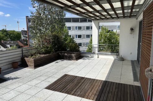 Dachterrasse mit südlicher Ausrichtung