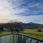 Blick vom Balkon