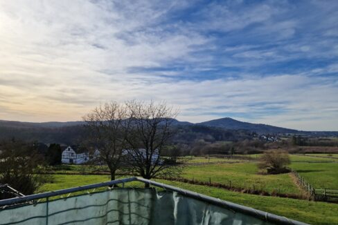 Blick vom Balkon