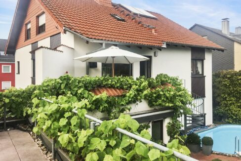 Rückwärtige Ansicht