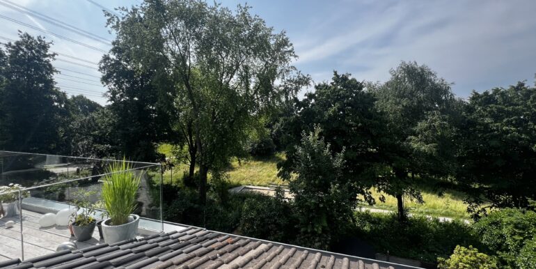 Blick vom Balkon