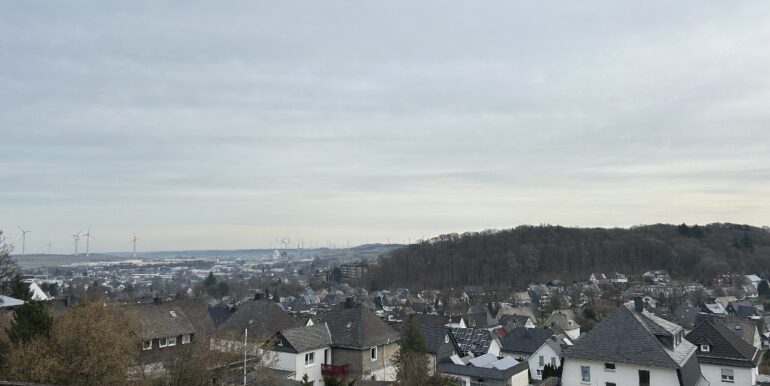 Blick vom Balkon über Brilon