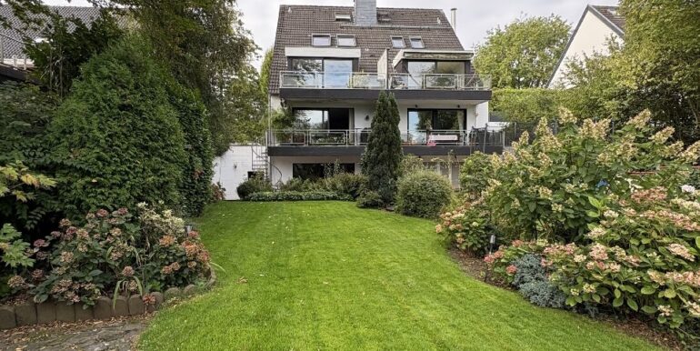 Blick vom Gartengrundstück