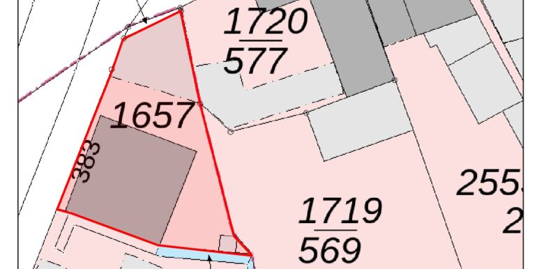 Grundstücksgrenze eingezeichnet 1