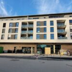 Seitliche Hausansicht