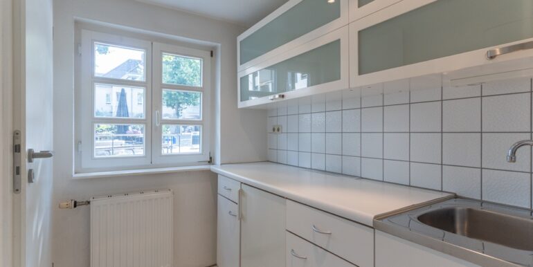 Küche mit Blick zum Marktplatz