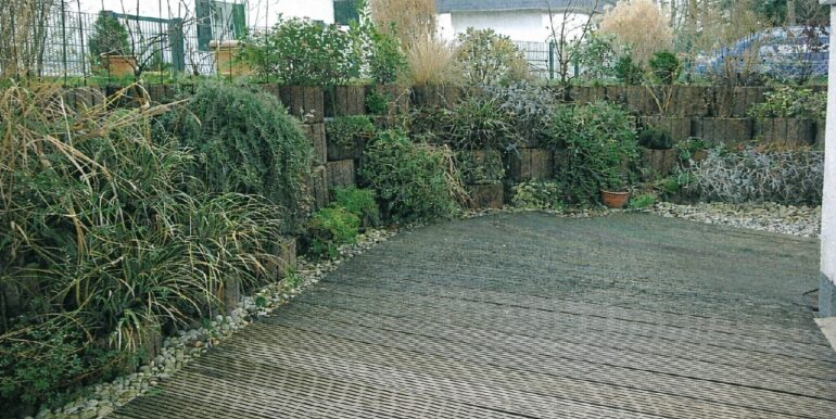 Terrasse am Wohnraum