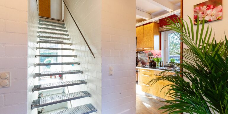 Aufgang zum Ober- und Dachgeschoss