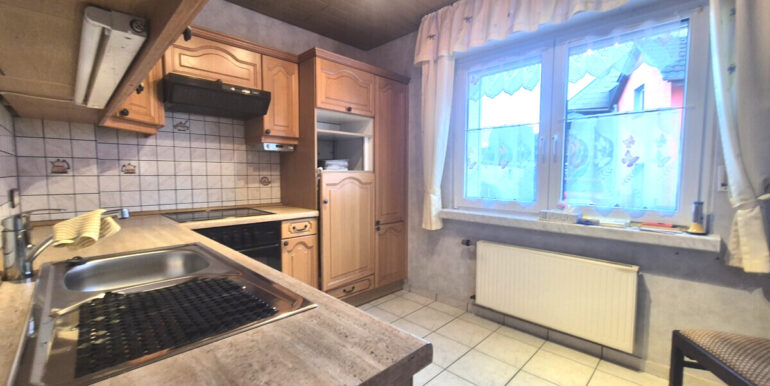 Schon da, die Küche