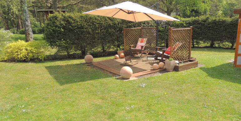 Sitzecke im Garten