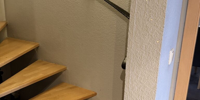 Treppe zum Dachgeschoss