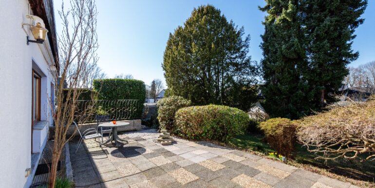 Terrasse am Wohnbereich