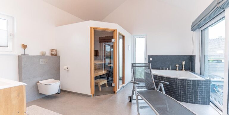 Wellnessoase im Obergeschoss