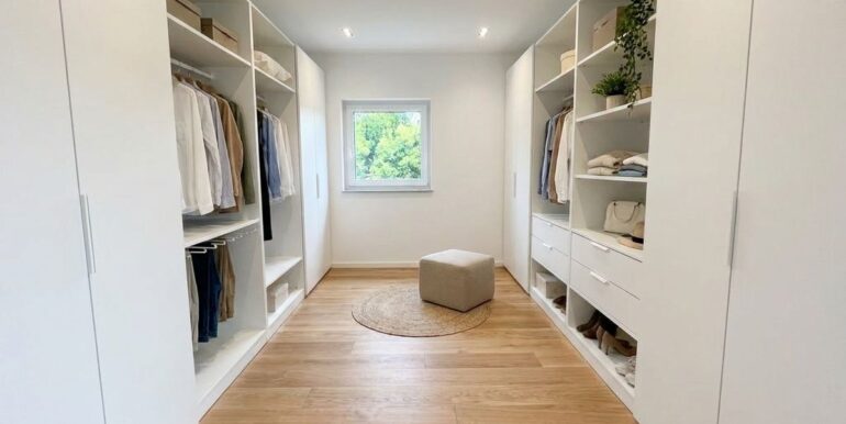 KI fertiggestelltes Ankleidezimmer