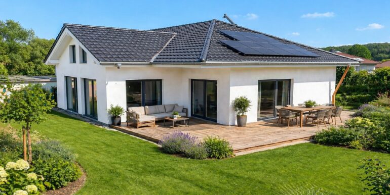 Die Terrasse ist noch nicht fertig gestellt (Vorschlag)