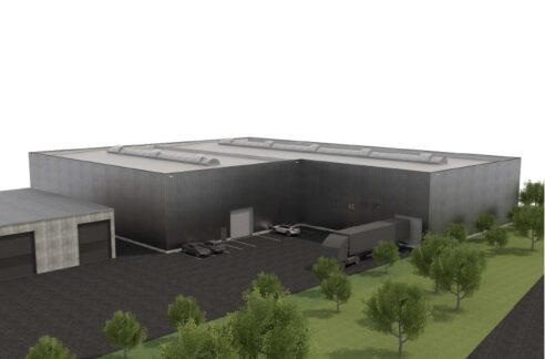 Lagerhalle Graphik