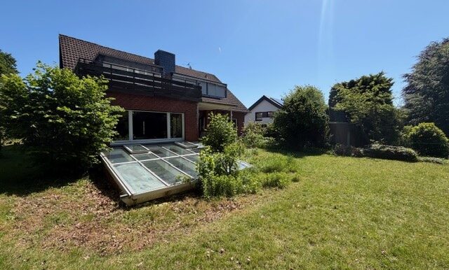 Rückansicht des Hauses