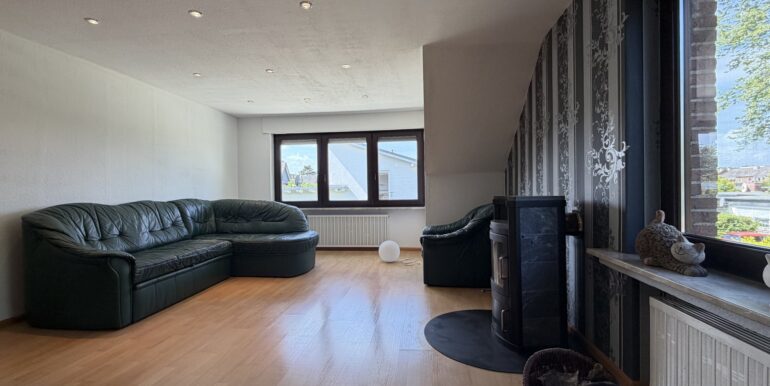 Gemütliches Wohnzimmer Dachgeschoss
