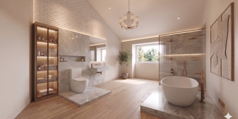 Badezimmer KI generiert