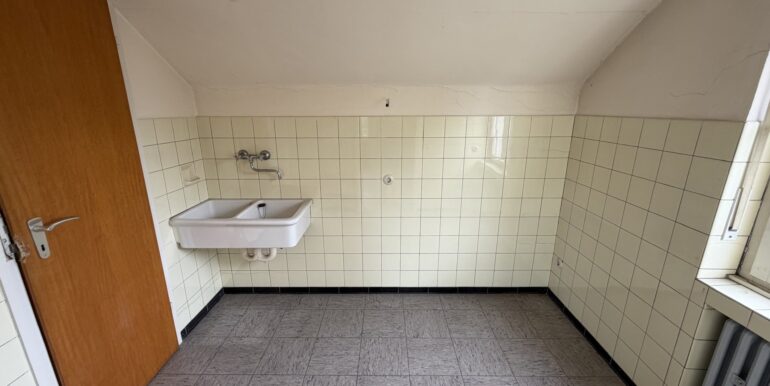 Küche im Dachgeschoss
