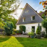 Gartenansicht des Hauses