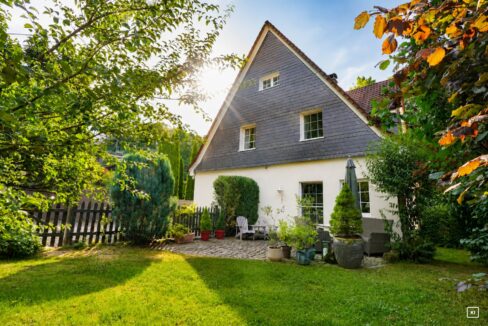 Gartenansicht des Hauses
