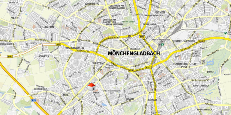 Geolyzer Kartenausschnitt