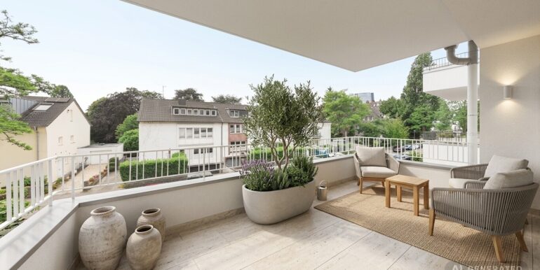 Balkon KI generiert