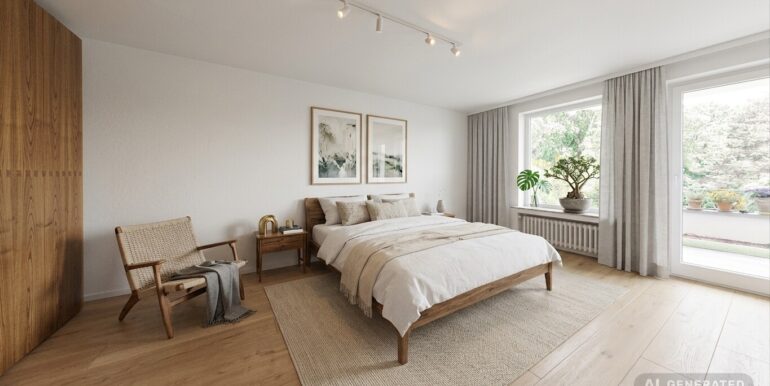 Schlafzimmer KI generiert