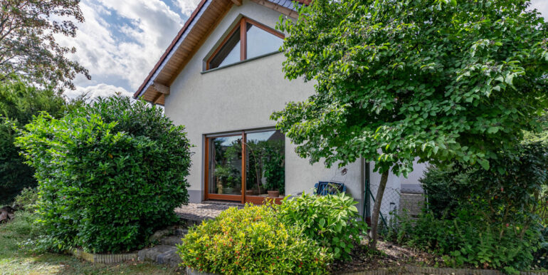 Rückseite des Hauses