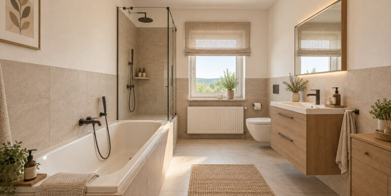 KI Generiert-Beispieleinrichtung-Badezimmer (OG)
