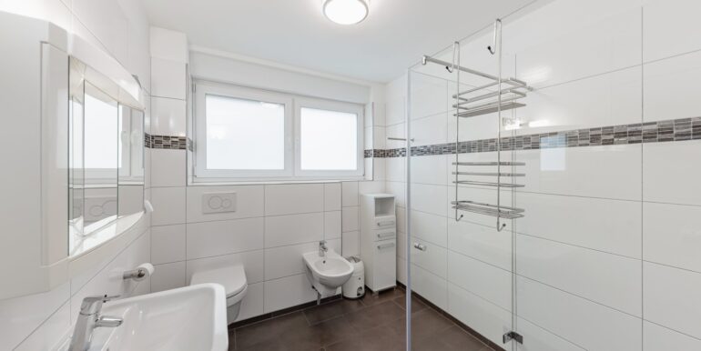 modernes Tageslichtbad mit Dusche