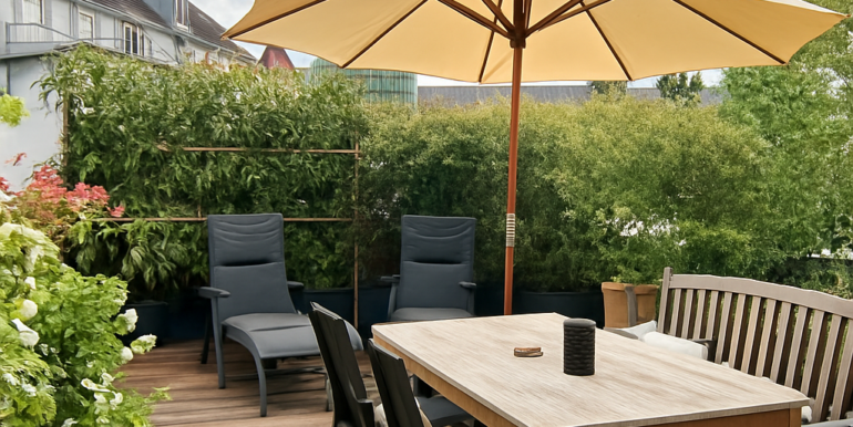 Terrasse inmitten von Pempelfort