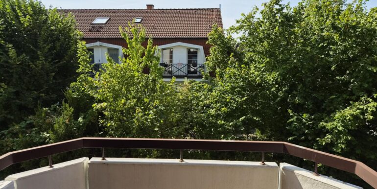 Blick vom Balkon