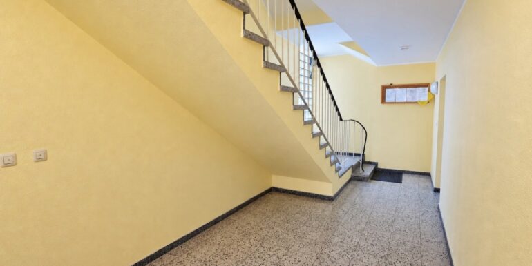 Das gepflegte Treppenhaus