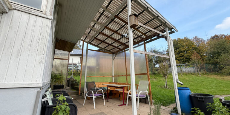 Überdachte Terrasse