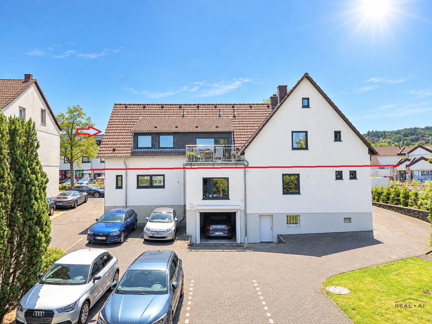 Großzügige 4-Zimmer-Wohnung mit Balkon und Stellplatz zentral in Ittenbach – fußläufig einkaufen! - Photo 1